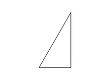 Item Size:: Right Triangle - Left
