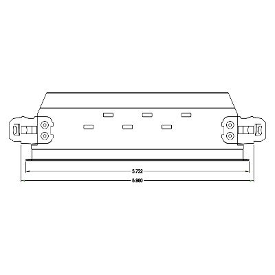 SILHOUETTE XL 9/16 Bolt Slot - 1/4 Reveal - 7600