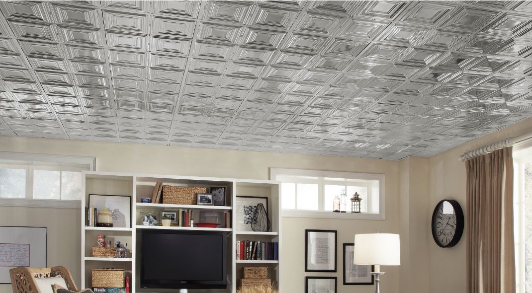 Armstrong Ceilings 24-in x 24-in Metallaire Small Panels Lacquered Steel Metal/Tin 15/16-in Drop Panel Ceiling Tiles Armstrong Ceilings 24-in x 24-in Metallaire Small Panels Lacquered Steel Metal/Tin 15/16-in Drop Panel Ceiling Tiles