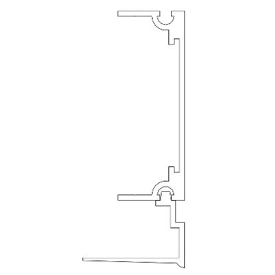 10 ft x 3 in Armstrong Axiom Building Perimeter Shade Pockets Closure Clip  - AXPCC3 at Capitol Building Supply, Inc.