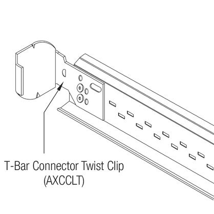 10 ft x 3 in Armstrong Axiom Building Perimeter Shade Pockets Closure Clip  - AXPCC3 at Capitol Building Supply, Inc.