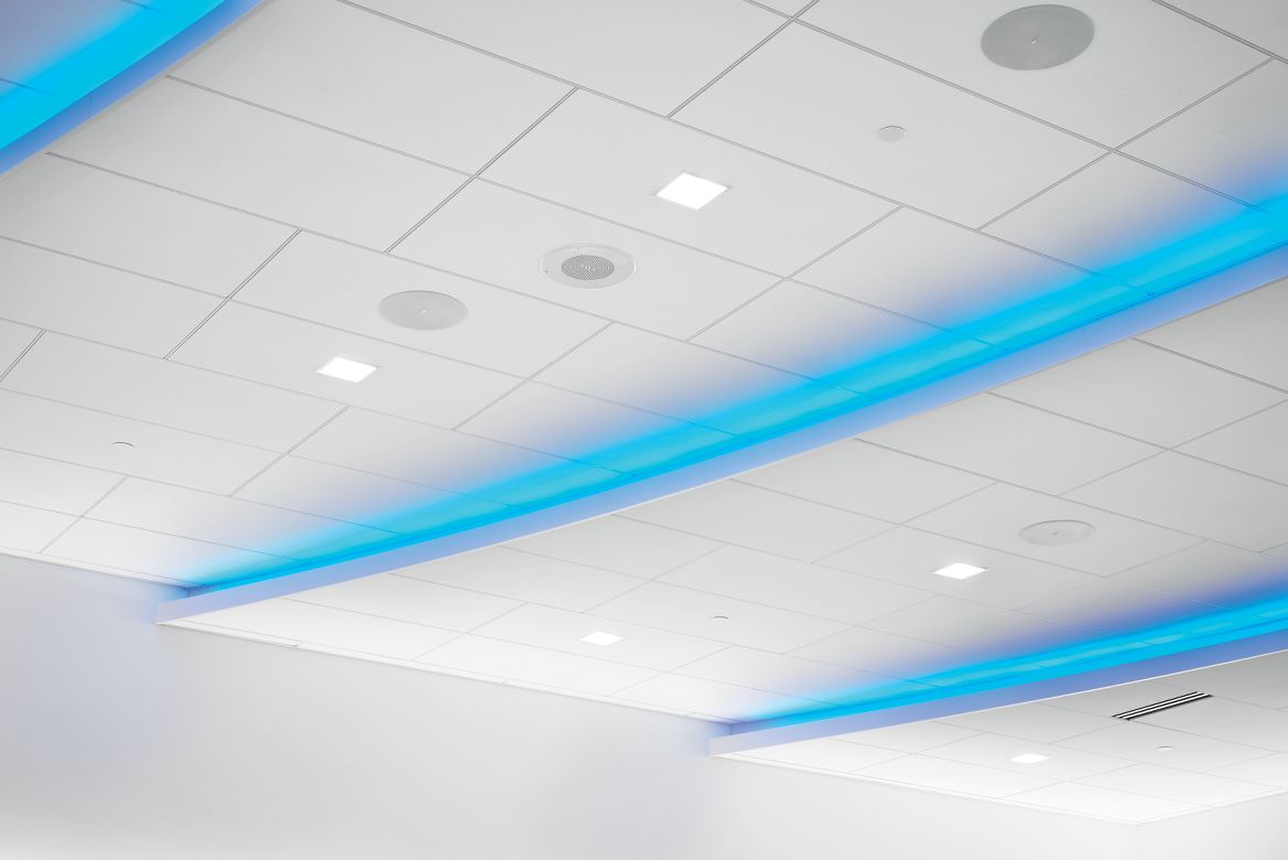 OPTIMA Tegular / AXIOM Drywall Trim One-Piece Curved