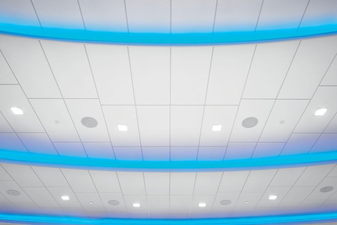 OPTIMA Tegular / AXIOM Drywall Trim One-Piece Curved