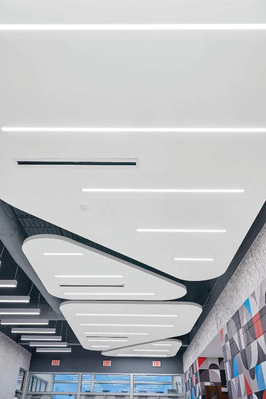 ACOUSTIBuilt Seamless Acoustical Ceiling System / AXIOM Classic Trim