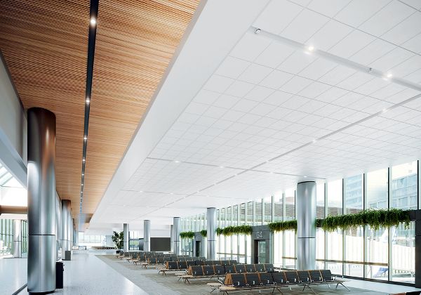 AXIOM Design Troughs Airport Rendering