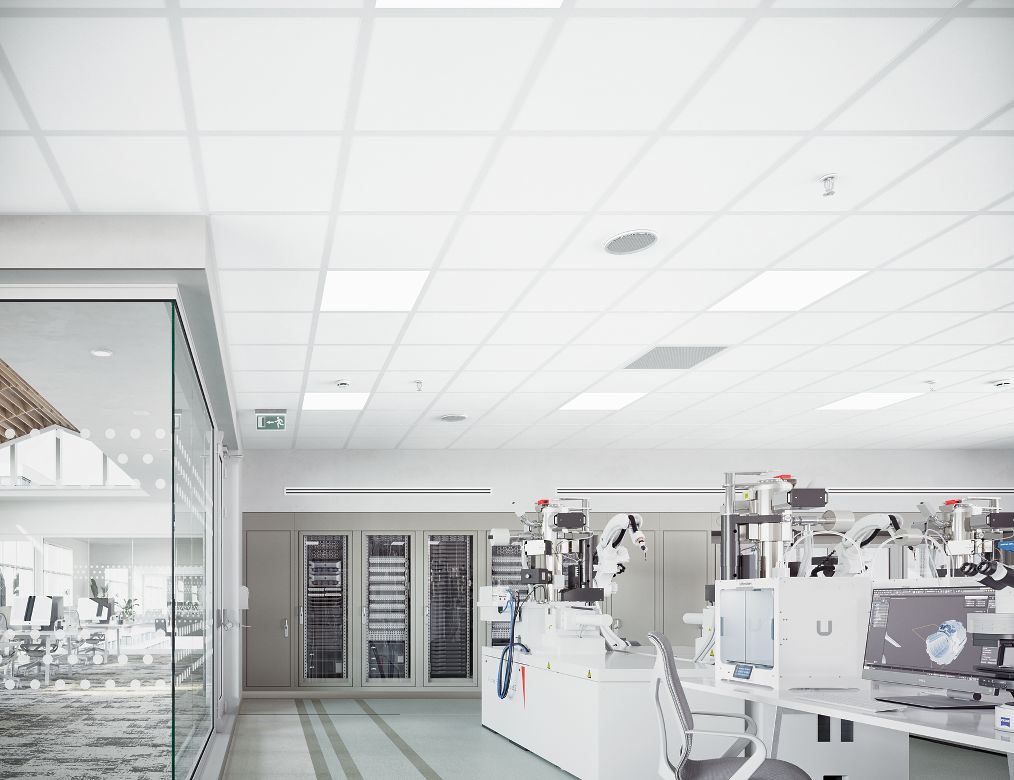 CALLA HEALTH ZONE with CLEAN ROOM GRID - Rendering