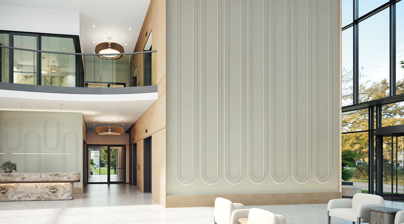 CASTWORKS Walls Lobby Rendering , 