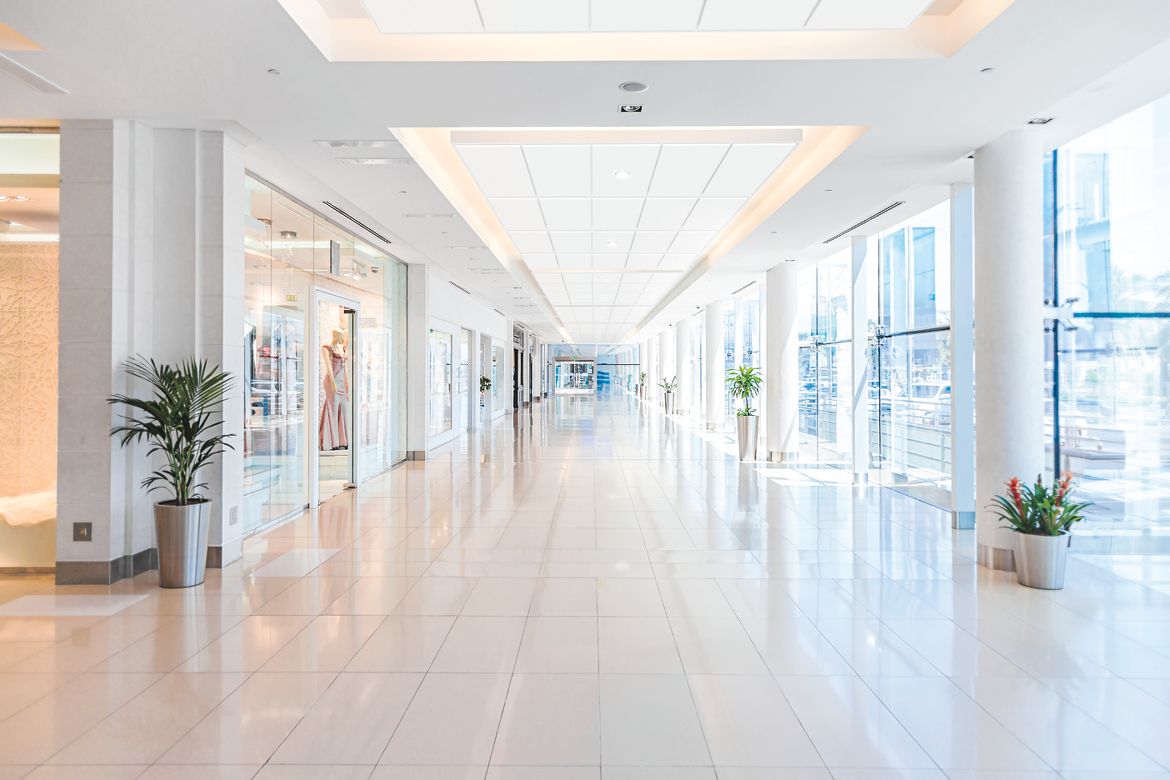 CANYON Shopping Mall Rendering | Armstrong Ceiling Solutions – Commercial