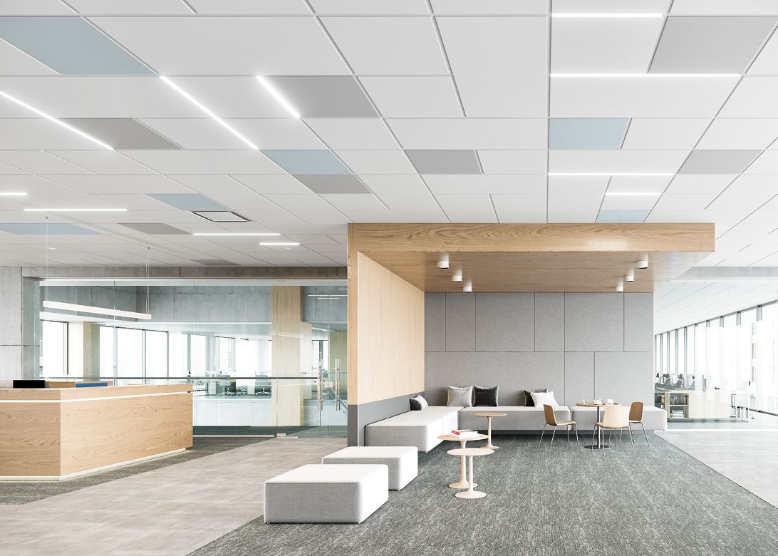 CALLA HEALTH ZONE Squares and Rectangles for DESIGNFLEX Office Rendering