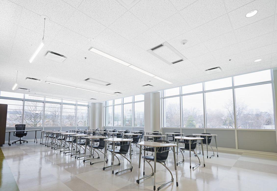 ULTIMA Health Zone AirAssure / PRELUDE 15/16" Suspension System / VIDASHIELD UV24 Air Purification System