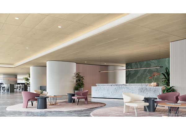 Lyra Wood Looks Lobby Rendering