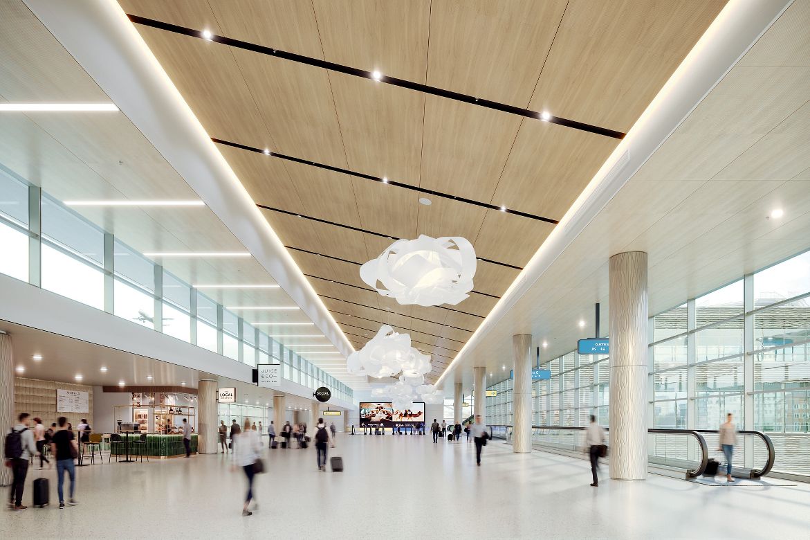 METALWORKS Torsion Spring Large Format Airport Rendering