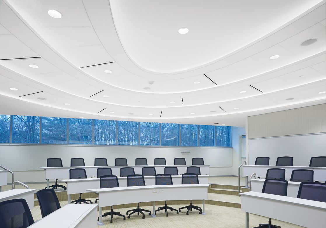 Bryant University Academic Innovation Center Armstrong Ceiling