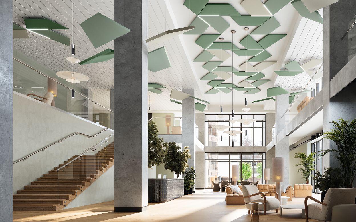 SOUNDSCAPES Shapes Lobby Rendering