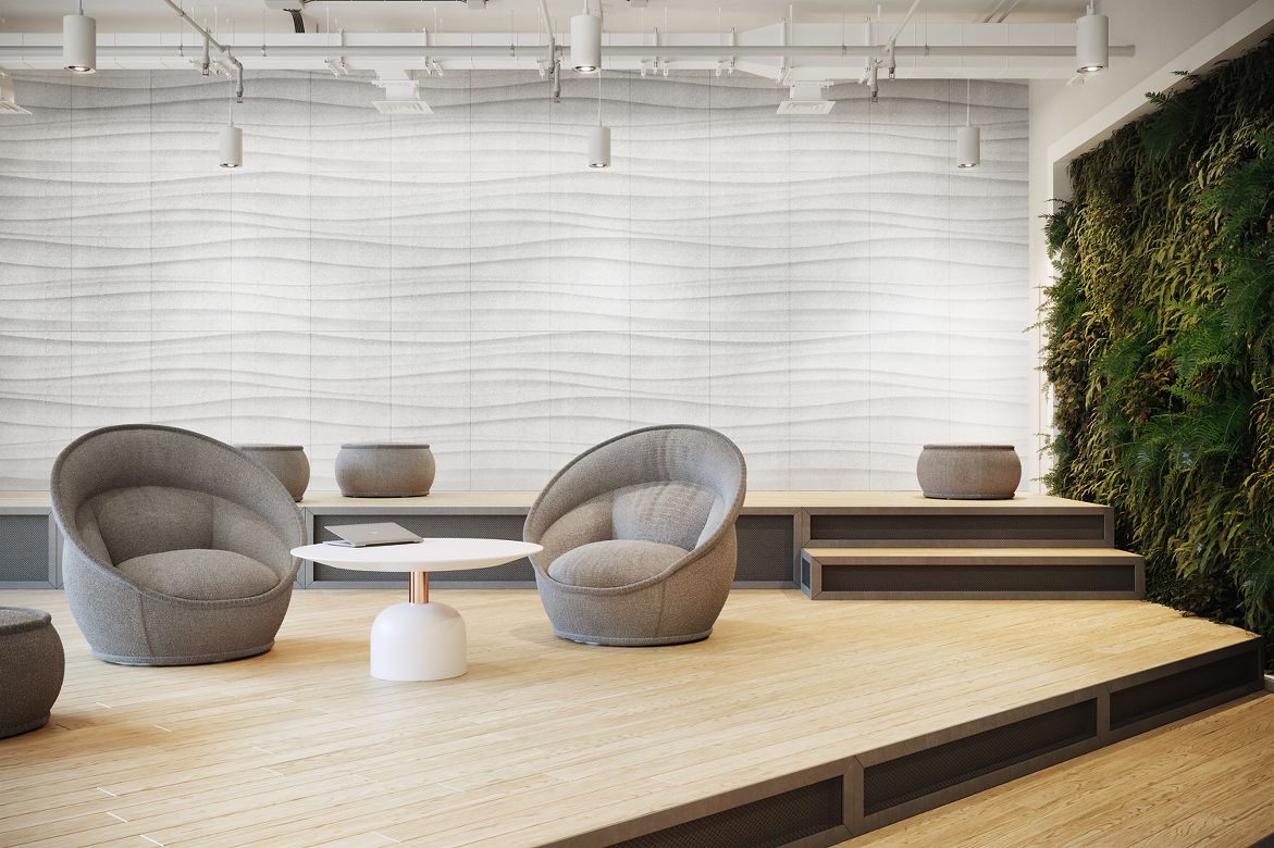 TECTUM CREATE! Direct-Attach Standard Walls Steady Wave Rendering, PA