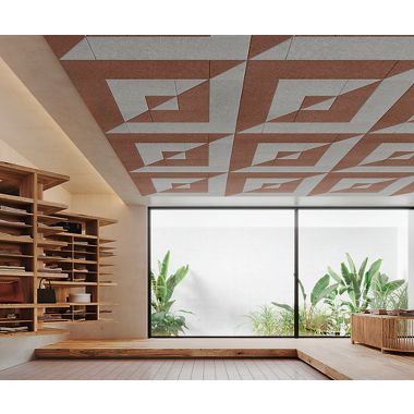 TECTUM DESIGNART - Formes Panneaux de plafond (Room Scene)