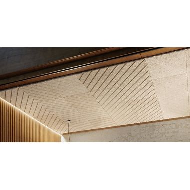 TECTUM DESIGNART - Lignes Panneaux de plafond (Room Scene)