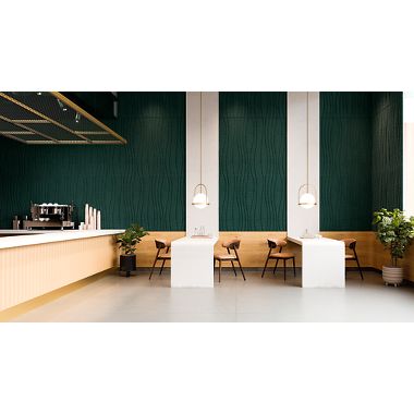 TECTUM DESIGNART - Lines con alto NRC paneles (Room Scene)