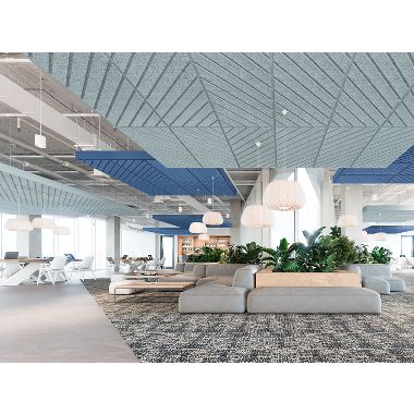 TECTUM DESIGNART - Lines High NRC Tegular Ceilings Image  (Swatch)