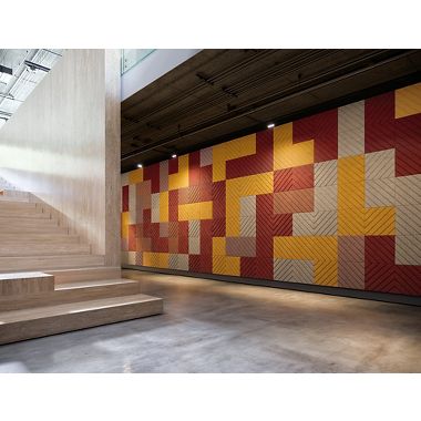 TECTUM DESIGNART - Lines Paneles fijación direct (Room Scene)