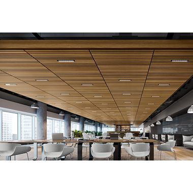 WOODWORKS Linear Tegular (Room Scene)