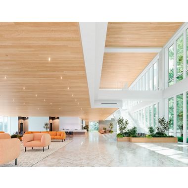 WOODWORKS Linear Closed Enchapado (Room Scene)