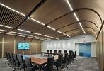 WOODWORKS Custom Grille / WOODWORKS Custom Microperforated Ceiling & Wall Panels / XAL MOVE IT Light Fixtures