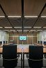WOODWORKS Custom Grille / WOODWORKS Custom Microperforated Ceiling & Wall Panels / XAL MOVE IT Light Fixtures