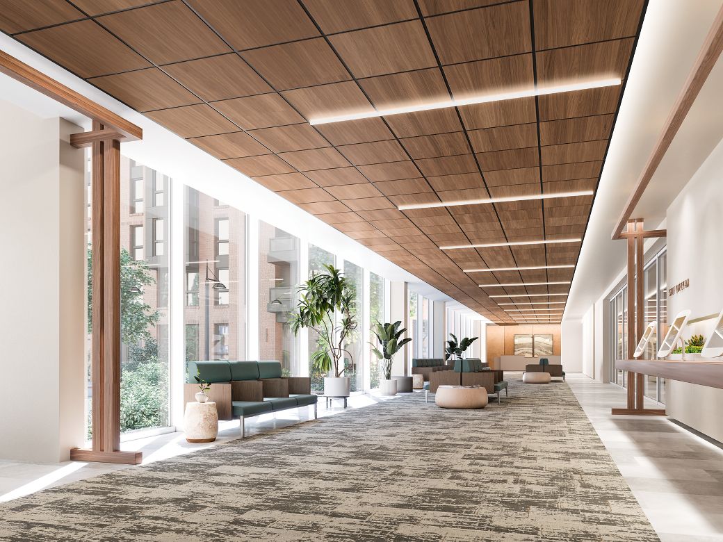 WOODWORKS Tegular Healthcare Rendering
