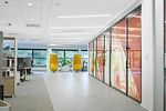 ACOUSTIBuilt Seamless Acoustical Ceiling System / CALLA Health Zone AirAssure / Suprafine 9/16" Suspension System / Armstrong VIDASHIELD UV24 Air Purification System