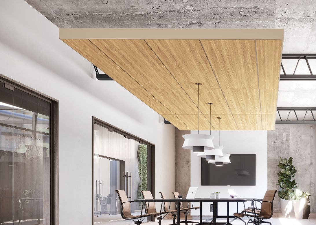 LYRA Wood Looks Conference Room Rendering , 