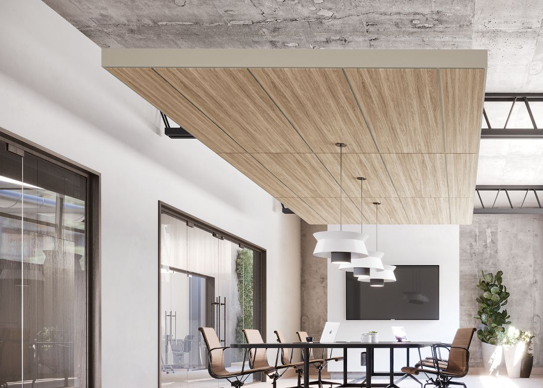 LYRA Wood Looks Conference Room Rendering , 