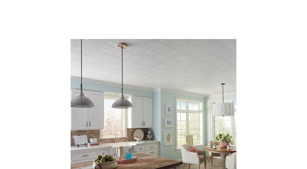 Armstrong Ceilings Impression White Mineral Fiber Surface-mount Ceiling Tile Sample