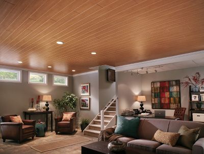 wood drop ceiling basement        
        <figure class=