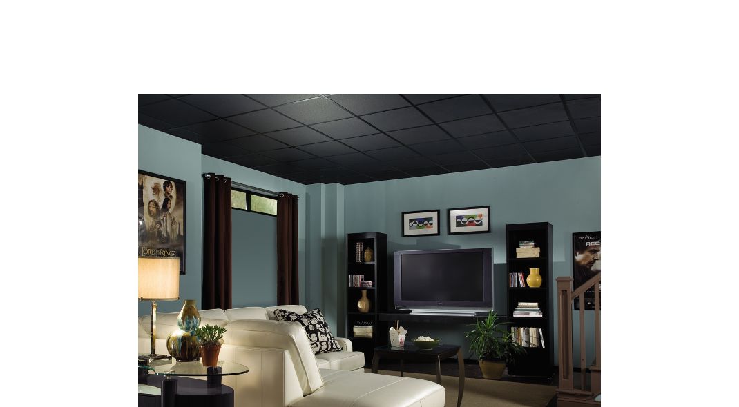 Armstrong Black Ceiling Tile Grid | Shelly Lighting