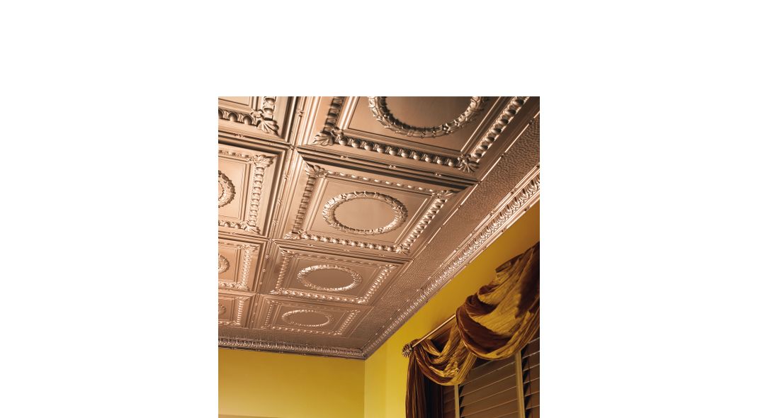 Armstrong Ceilings 4-ft Brass Metal Crown Ceiling Grid Trim