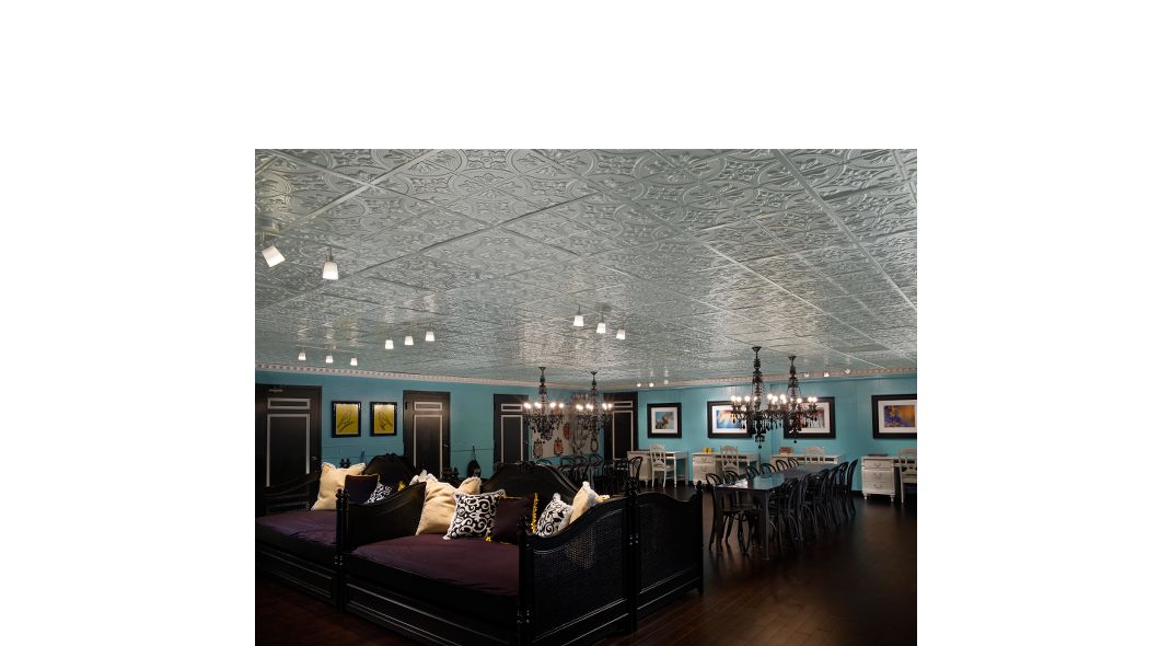 Armstrong Ceilings 24-in x 24-in Metallaire Small Panels Lacquered Steel Metal/Tin 15/16-in Drop Panel Ceiling Tiles