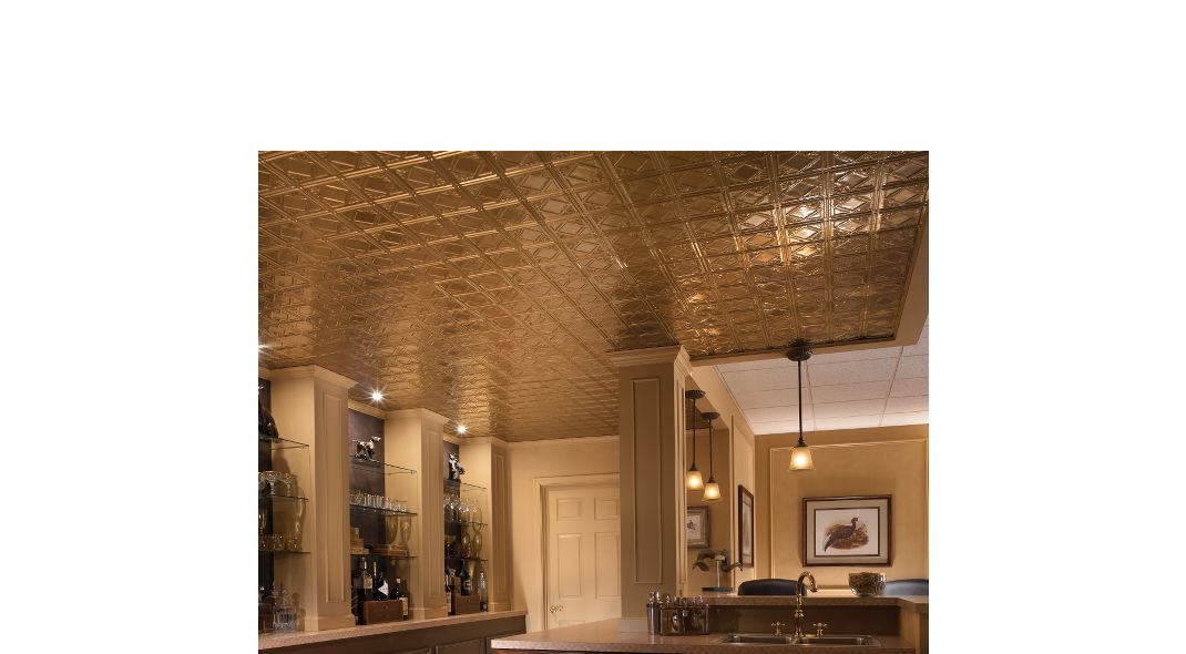 Armstrong Ceilings 48-in x 24-in Metallaire Fans White Metal/Tin Surface-Mount Panel Ceiling Tiles