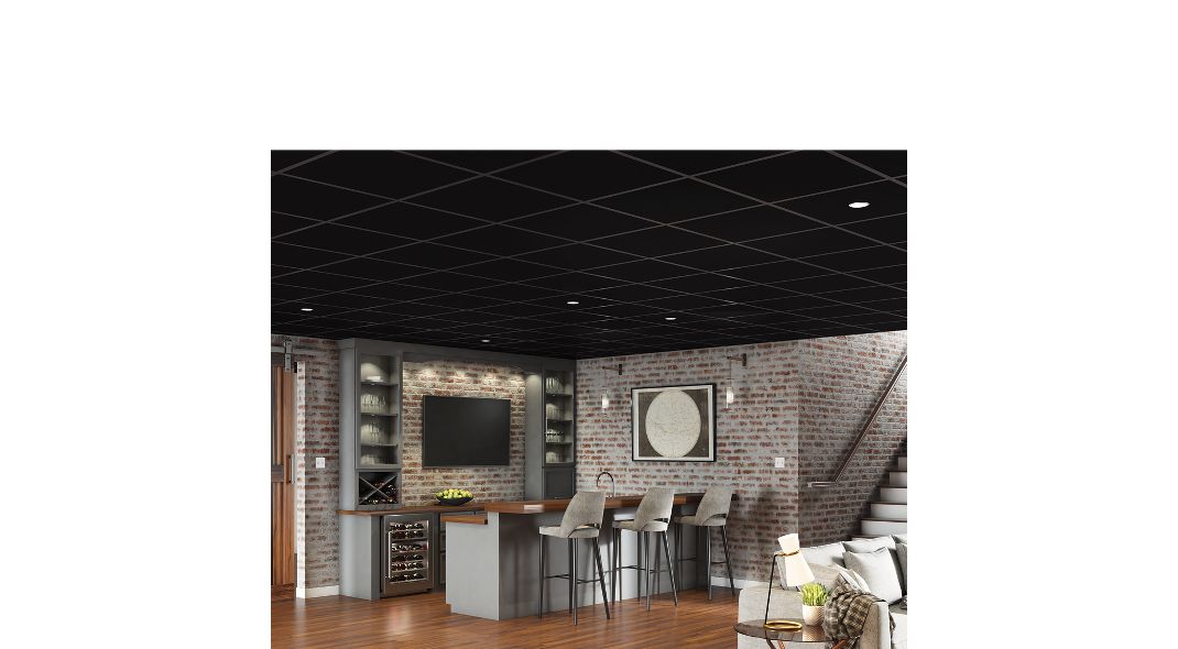 Spray Paint Ceiling Tiles Black Shelly Lighting