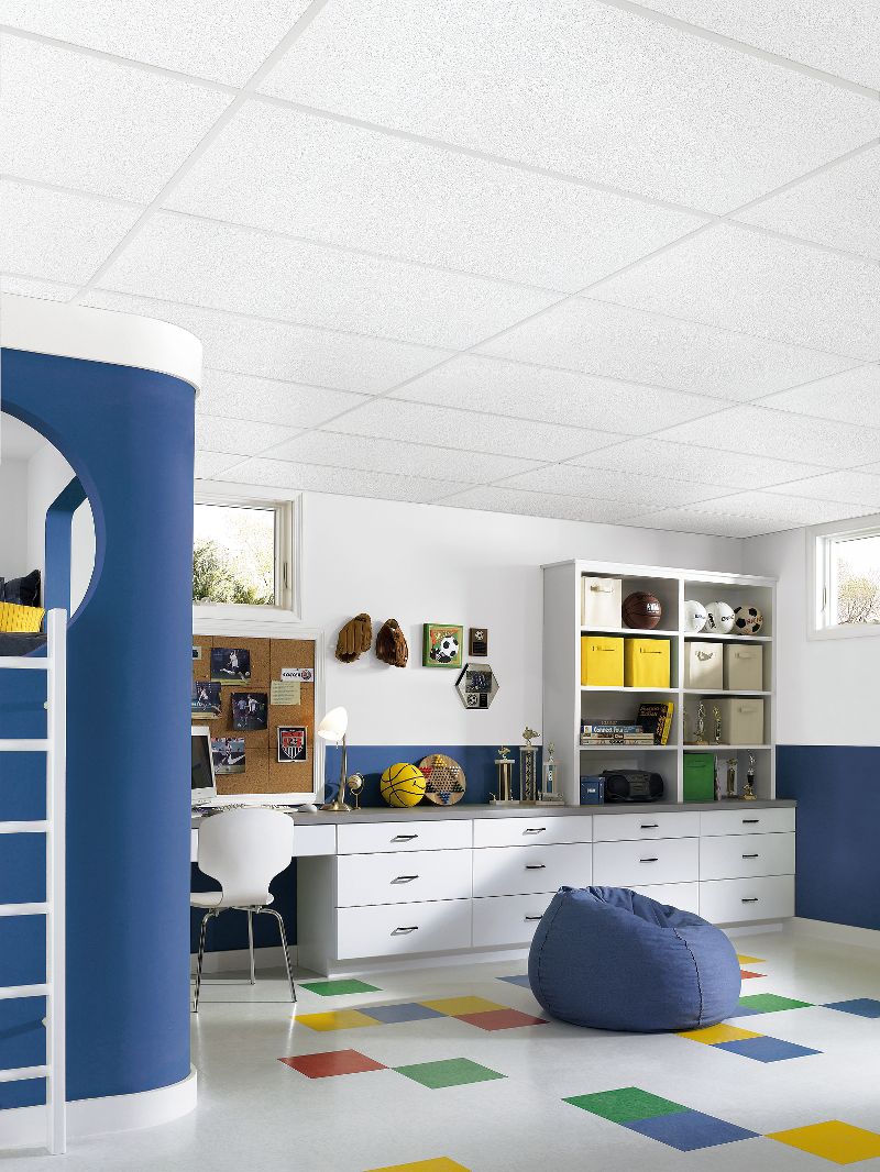 Armstrong 24 X 48 Random Textured Ceiling Tile | Shelly Lighting