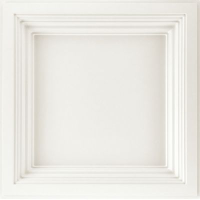 24" x 24" EASY ELEGANCE Artesonado profundo Blanco 1280BXA