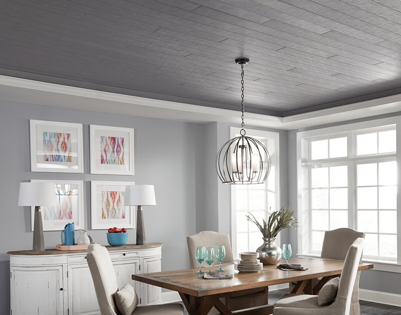 Ash Gray Ceiling Planks