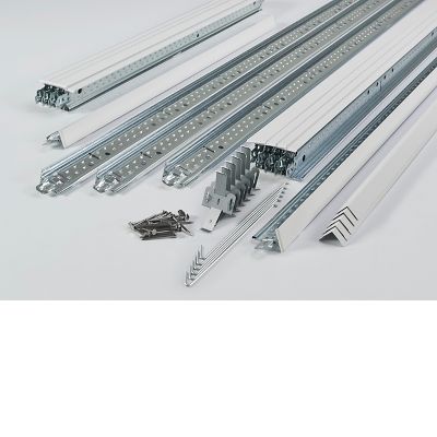Armstrong Ceilings QuickHang 2-ft x 2-ft white 64-sq ft White Ceiling Grid Kit Armstrong Ceilings QuickHang 2-ft x 2-ft white 64-sq ft White Ceiling Grid Kit