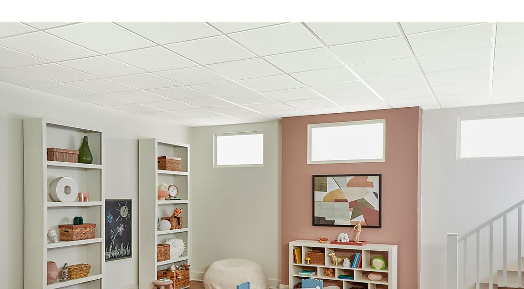Armstrong Ceilings 24-in x 24-in Oasis 16-Pack White Smooth 15/16-in Drop Acoustic Panel Ceiling Tiles Armstrong Ceilings 24-in x 24-in Oasis 16-Pack White Smooth 15/16-in Drop Acoustic Panel Ceiling Tiles