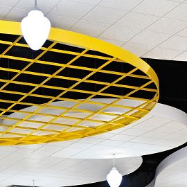 KNAUF ARMSTRONG MESH D-H 700 MT/CANOPY Wire mesh ceiling panels By Knauf  Ceiling Solutions