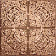 24" x 24" METALLAIRE Large Floral Circle Copper