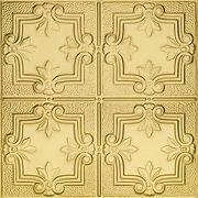 24" x 48" METALLAIRE Hammered Trefoil Brass