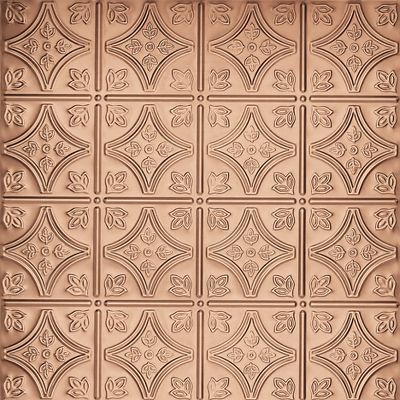 Armstrong Ceilings 48-in x 24-in Metallaire Small Floral Circle Lacquered Steel Metal/Tin Surface-Mount Panel Ceiling Tiles Armstrong Ceilings 48-in x 24-in Metallaire Small Floral Circle Lacquered Steel Metal/Tin Surface-Mount Panel Ceiling Tiles