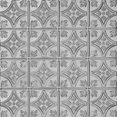 Armstrong Ceilings 48-in x 24-in Metallaire Small Floral Circle Lacquered Steel Metal/Tin Surface-Mount Panel Ceiling Tiles Armstrong Ceilings 48-in x 24-in Metallaire Small Floral Circle Lacquered Steel Metal/Tin Surface-Mount Panel Ceiling Tiles