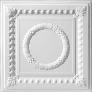 24" x 48" METALLAIRE Wreath White
